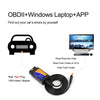 Wicksonline™ Auto Code Reader OBD/OBDII OBD2 Scanner ELM327 USB Car Diagnostic Tool