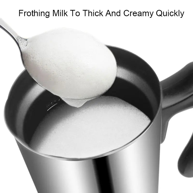 Wicksonline™ BioloMix Electric Milk Frother Milk Steamer Creamer Milk Heater Coffee Foam for Latte Cappuccino Hot Chocolate