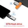 Wicksonline™ OTG Usb Flash Drive Techkey 8gb 16gb 32gb Pen drive 64gb 128gb флешка mobile phone flash memory stick Multifunctional pendrive