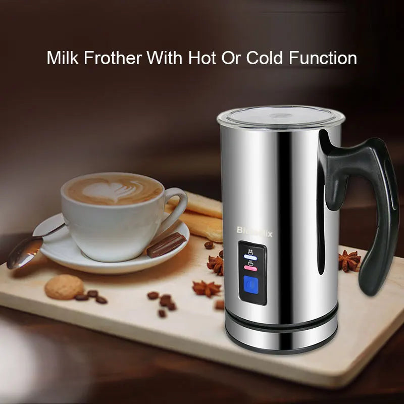 Wicksonline™ BioloMix Electric Milk Frother Milk Steamer Creamer Milk Heater Coffee Foam for Latte Cappuccino Hot Chocolate